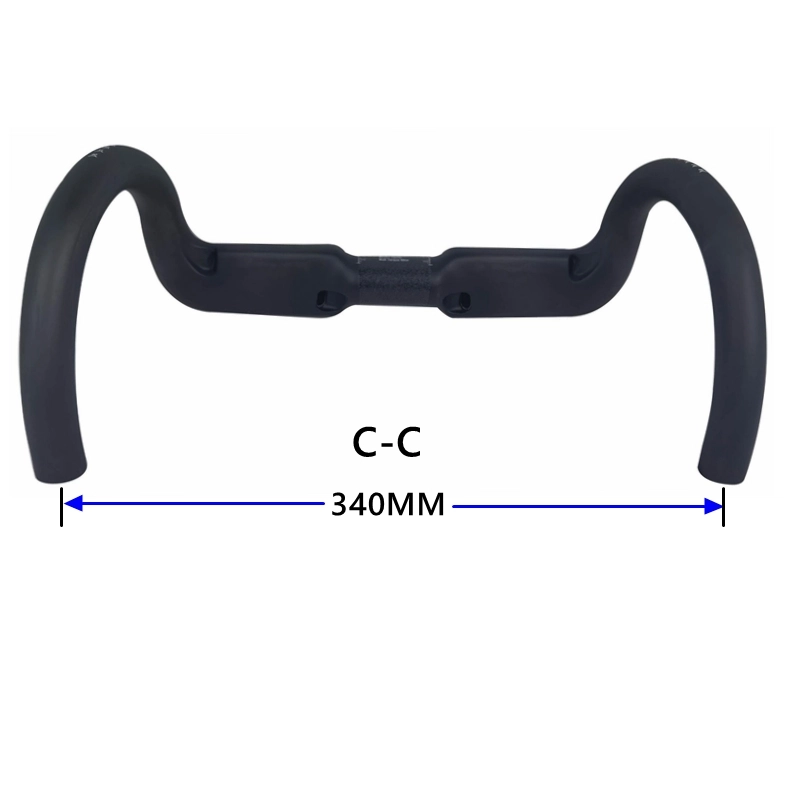 New Carbon Handle Bar 340MM Aero Road Bike Bar UD Matte Inner 
