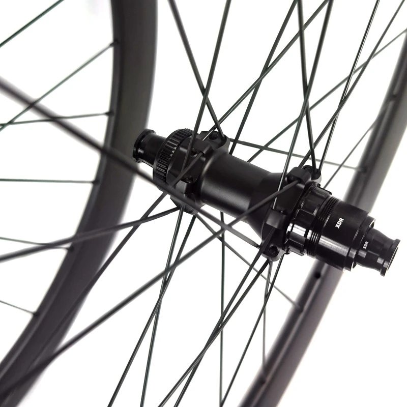 High Quality 650B Wheel Set Disc Brake Carbon Gravel Wheels Bicycle Racing Carbon Wheelset 27.5
