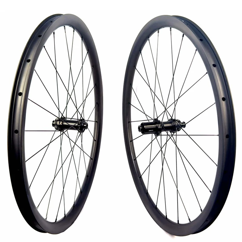 High Quality 650B Wheel Set Disc Brake Carbon Gravel Wheels Bicycle Racing Carbon Wheelset 27.5
