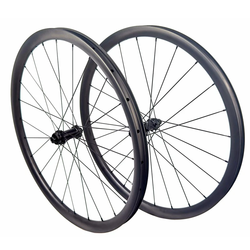 High Quality 650B Wheel Set Disc Brake Carbon Gravel Wheels Bicycle Racing Carbon Wheelset 27.5