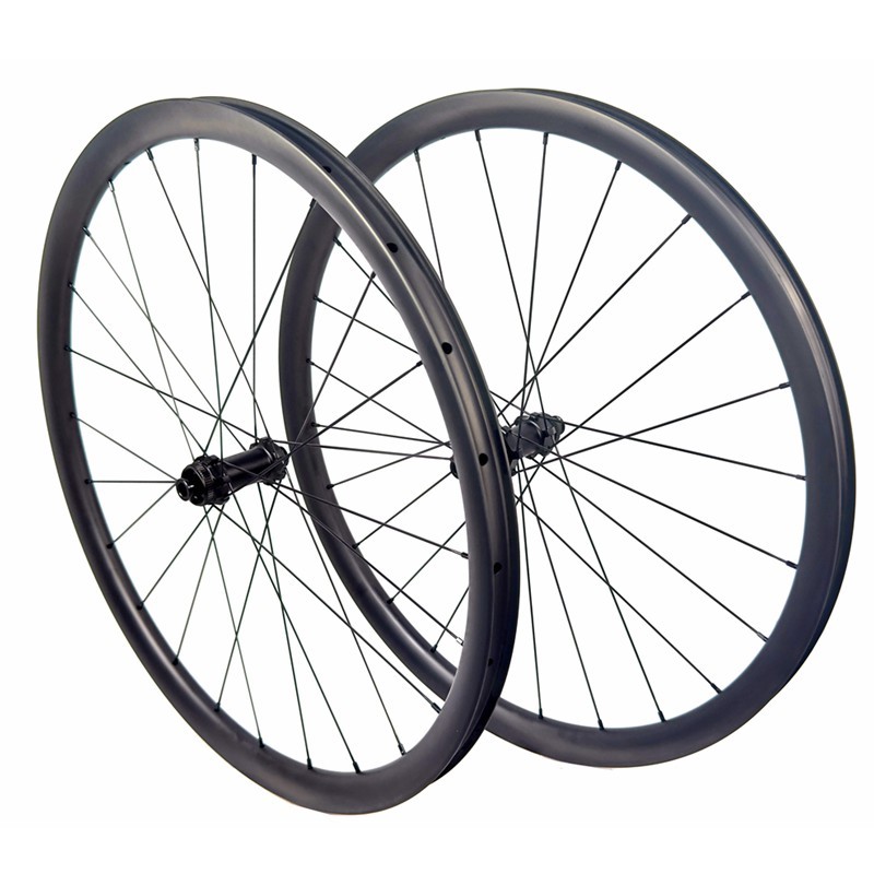 High Quality 650B Wheel Set Disc Brake Carbon Gravel Wheels Bicycle Racing Carbon Wheelset 27.5