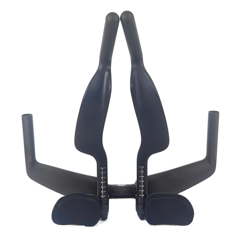 New Time Trial Handlebar Road Bicycle Carbon Fiber Rest TT Handle bar Aero Triathlon Bar With Clip on