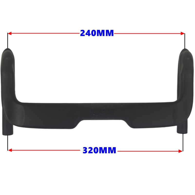 BIKEDOC HB27 Sprint Bunchba Aero Track Handlebar 320MM Carbon Bunch Bar Glossy Matte Drop Bar Front Brake Handle