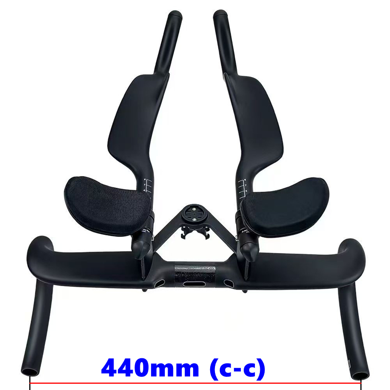 JC01-TT Carbon Fiber Triathlon TT Handlebar Long Distance All Inside Line Drop Bars For Road Bike Rest Aero Bar For Field Rider