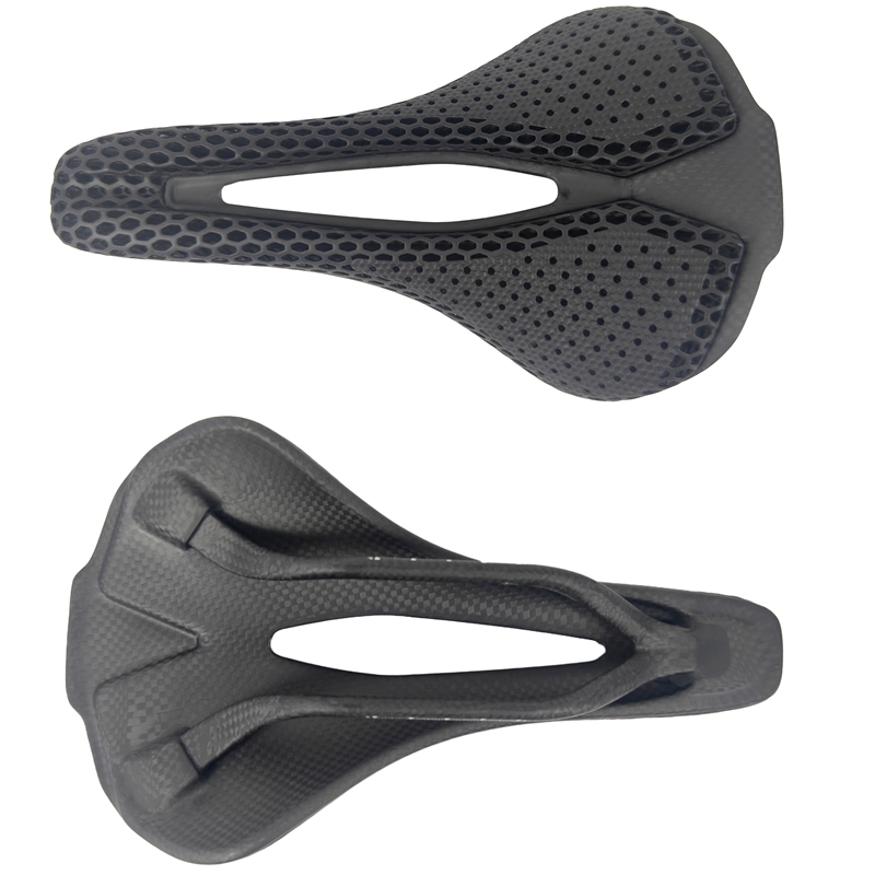 BIKEDOC 3D Printed Saddle 155g Ultralight Carbon Bike Seat For Women Men Triathlon Road MTB Bicycle Saddle Gravel Bike Accessories