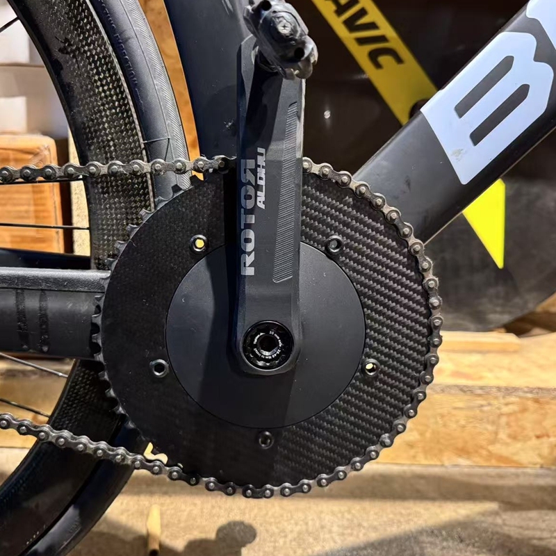 Track Carbon Chainring 144 BCD Single Speed Chainrings 49-64T Ultra-light 5 Bolts Crank Chain Wheel BIKEDOC