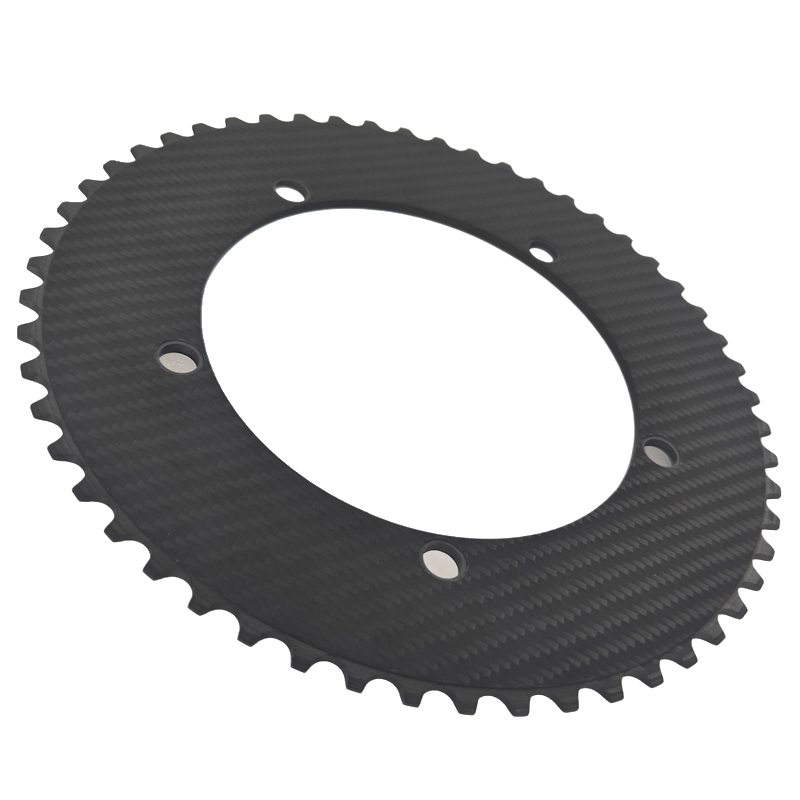 Track Carbon Chainring 144 BCD Single Speed Chainrings 49-64T