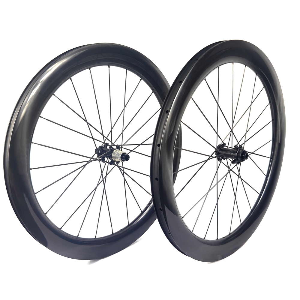 BIKEDOC 30FAT Aero Gravel Wheels with Carbon Spoke Rachet System 52T TPI Bearing Hub 23MM Internal Fat Carbon Wheelset