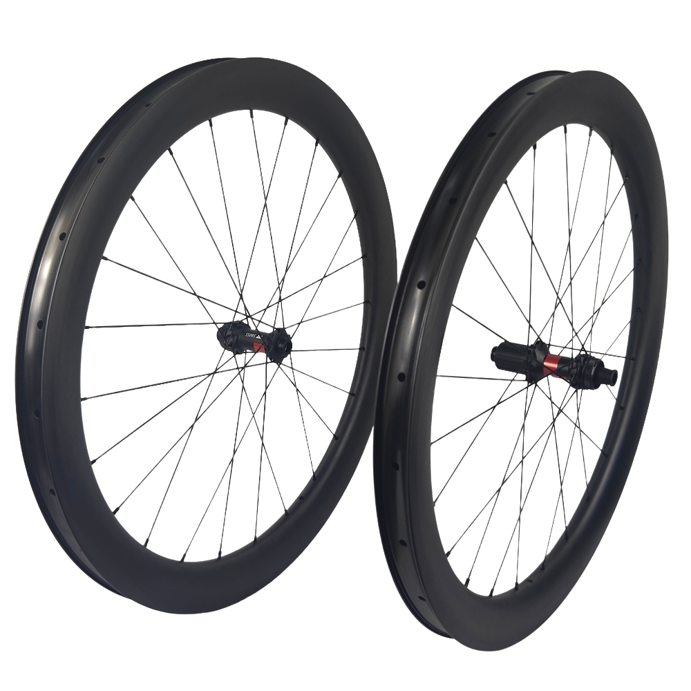 38mm Wide Carbon Gravel Bike Wheels 700C Tubeless Disc Brake Gravel Wheelset