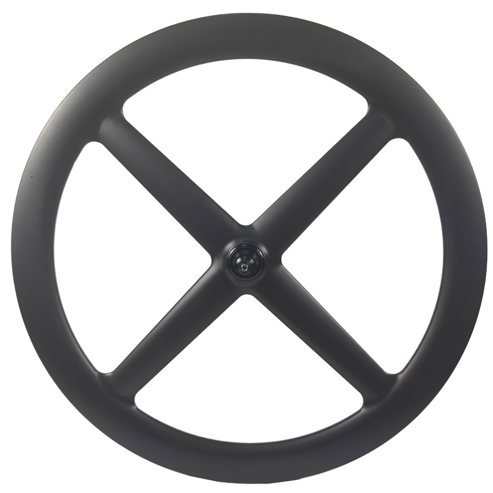 BIKEDOC 4 Spoke Wheels Bike Tubeless 700C 26MM Wide Fixed Gear Track Carbon Spoke Wheels