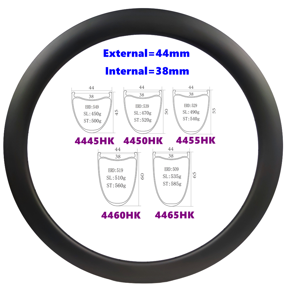 700C Carbon Ultra-wide Gravel Rims Of 44MM Wide Internal 38MM Bicycle Gravel Rim