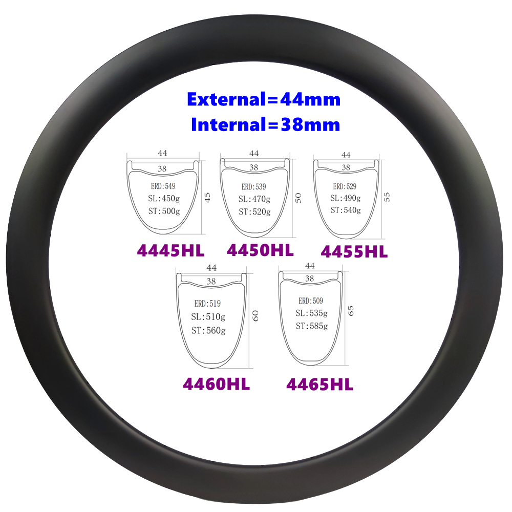 700C Carbon Ultra-wide Gravel Rims Of 44MM Wide Internal 38MM Bicycle Gravel Rim