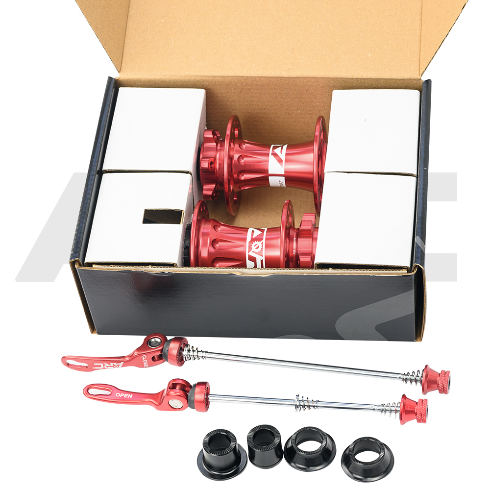 ARC MT-007F/R 28H/32H/36H Mountain Bike Hub Aluminum alloy Front 9x100 15x100 Rear 10x135 12x142 MTB Bicycle Hub Shimano 8 9 10 11 Speed