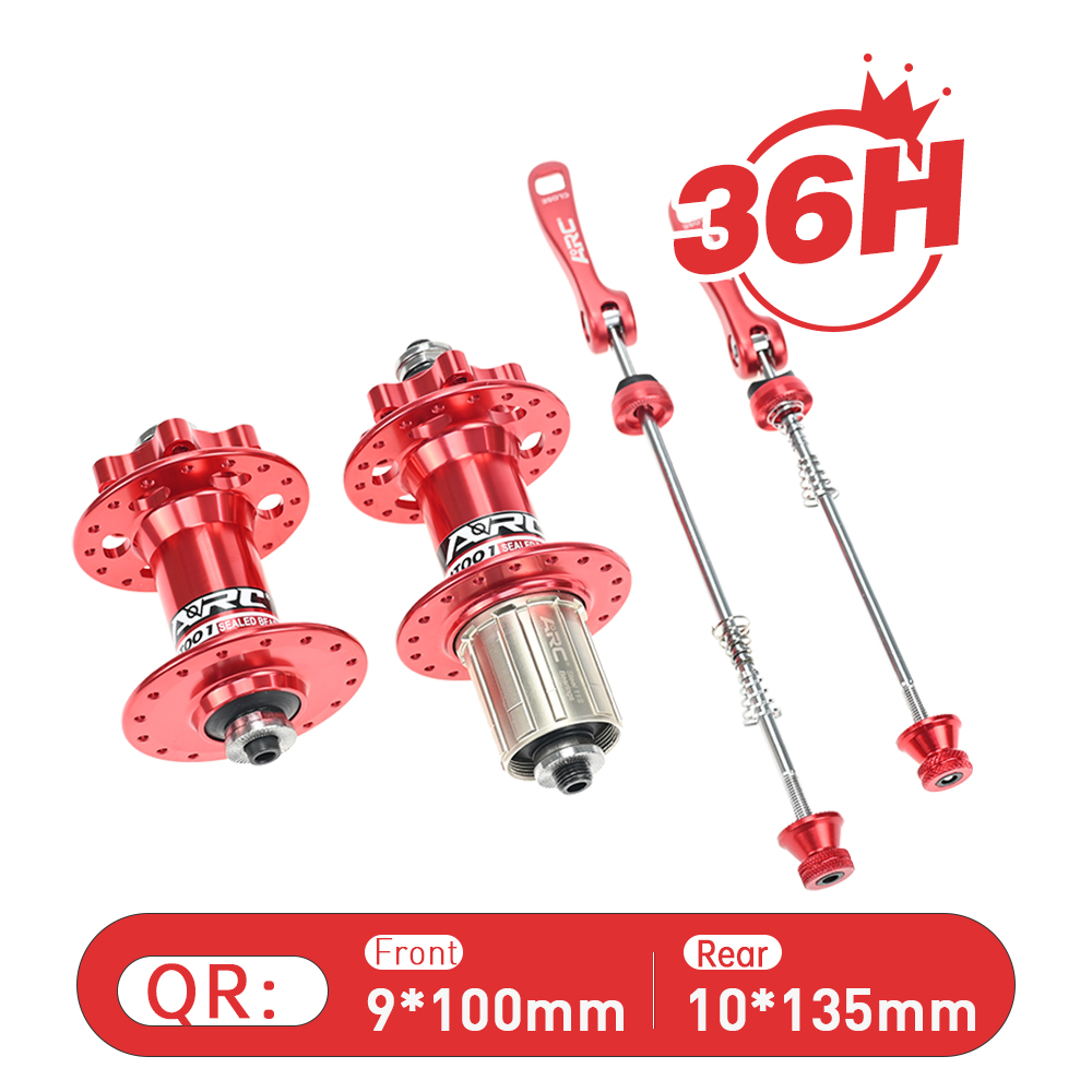 MT-001FA/RA 32 / 36 Holes Aluminum Alloy MTB Hub Red Cheap ARC