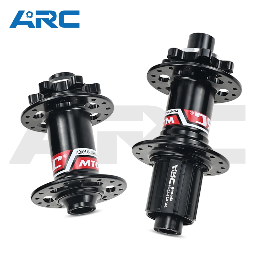 ARC MT-005F/R 32 Holes Skewer Hub Parts Disc Brake MTB Hub Black/Red  Aluminum Mountain Bike Hubs