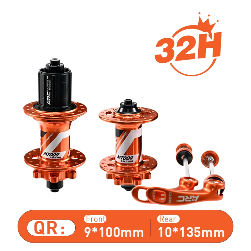 ARC MT009F/R NEWEST 32 Holes Multicolor MTB Hub 6 Pawls 3 Teeth 114 Clicks Bike Bicycle Hub K7 12 Speed Bearing Hub With HG MS Sram XD 12V