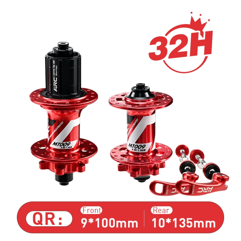 ARC MT009F/R NEWEST 32 Holes Multicolor MTB Hub 6 Pawls 3 Teeth 114 Clicks Bike Bicycle Hub K7 12 Speed Bearing Hub With HG MS Sram XD 12V