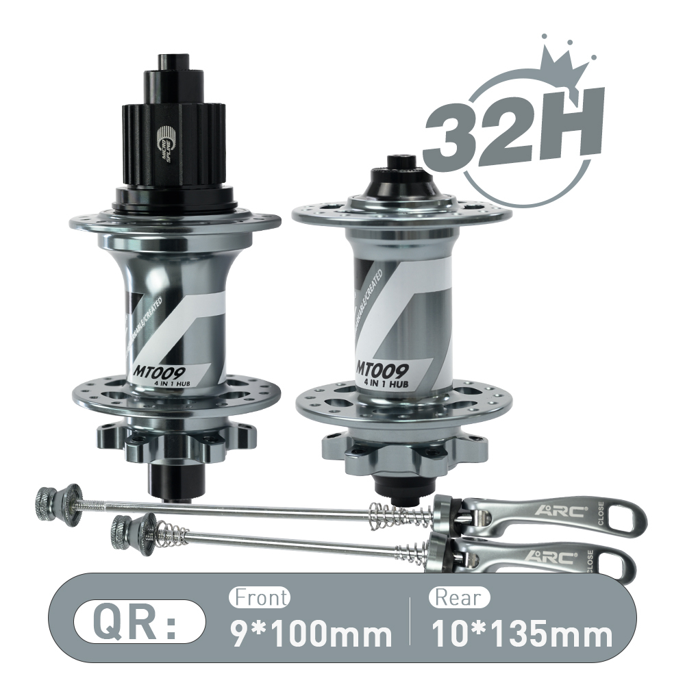 ARC MT009F/R NEWEST 32 Holes Multicolor MTB Hub 6 Pawls 3 Teeth 114 Clicks Bike Bicycle Hub K7 12 Speed Bearing Hub With HG MS Sram XD 12V
