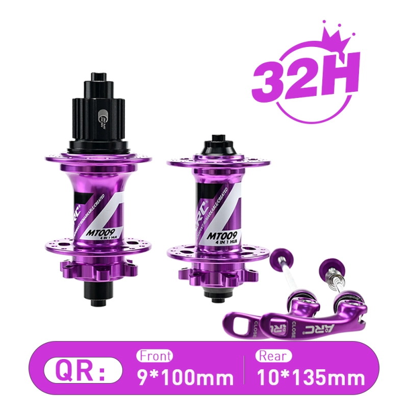 ARC MT009F/R NEWEST 32 Holes Multicolor MTB Hub 6 Pawls 3 Teeth 114 Clicks Bike Bicycle Hub K7 12 Speed Bearing Hub With HG MS Sram XD 12V