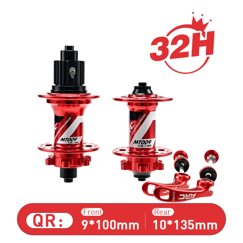 ARC MT009F/R NEWEST 32 Holes Multicolor MTB Hub 6 Pawls 3 Teeth 114 Clicks Bike Bicycle Hub K7 12 Speed Bearing Hub With HG MS Sram XD 12V
