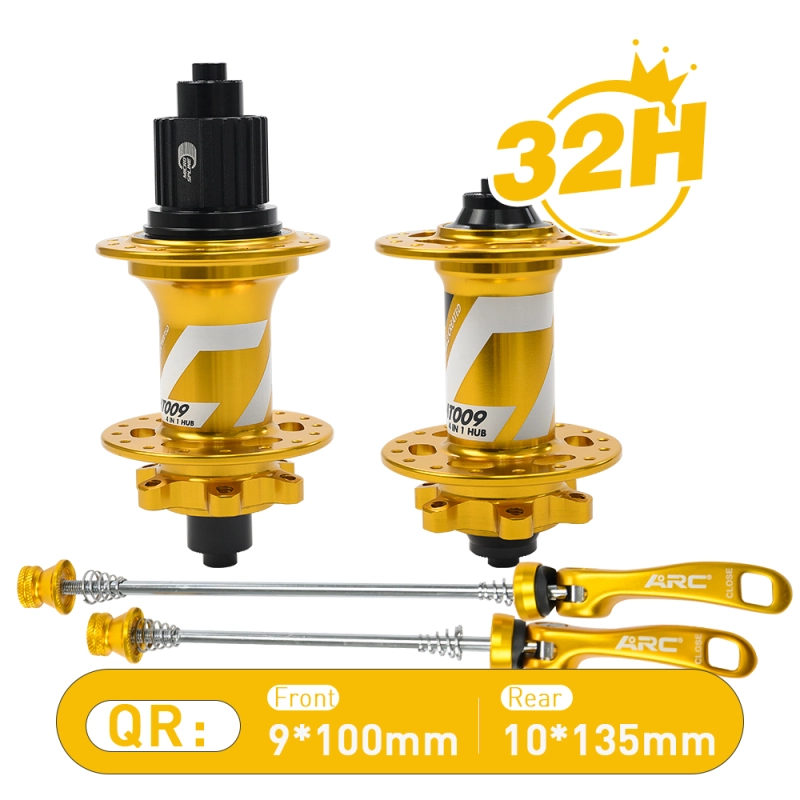 ARC MT009F/R NEWEST 32 Holes Multicolor MTB Hub 6 Pawls 3 Teeth 114 Clicks Bike Bicycle Hub K7 12 Speed Bearing Hub With HG MS Sram XD 12V