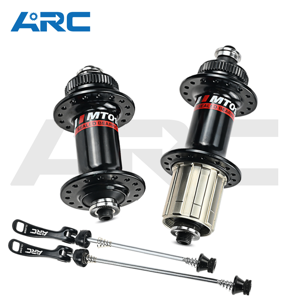 ARC MT-018F/R Mountain Bike Hub Center Lock 4 Sealed Bearing Hub 9x100mm 10x135mm CR-MO Steel Freehub Body Compatible HG 8 9 10 11 Speed