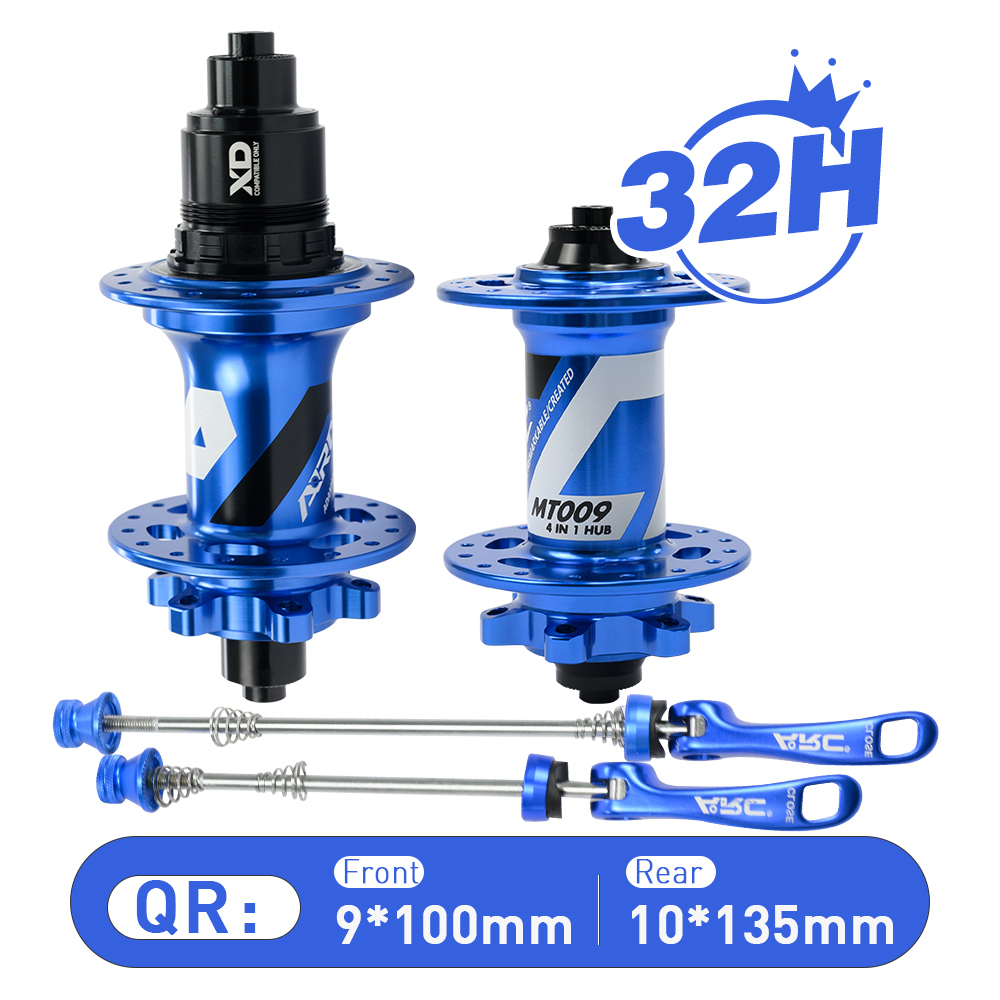 ARC MT009F/R NEWEST 32 Holes Multicolor MTB Hub 6 Pawls 3 Teeth 114 Clicks Bike Bicycle Hub K7 12 Speed Bearing Hub With HG MS Sram XD 12V