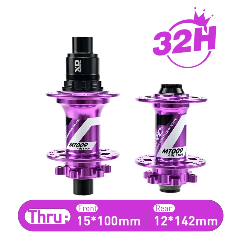 ARC MT009F/R NEWEST 32 Holes Multicolor MTB Hub 6 Pawls 3 Teeth 114 Clicks Bike Bicycle Hub K7 12 Speed Bearing Hub With HG MS Sram XD 12V