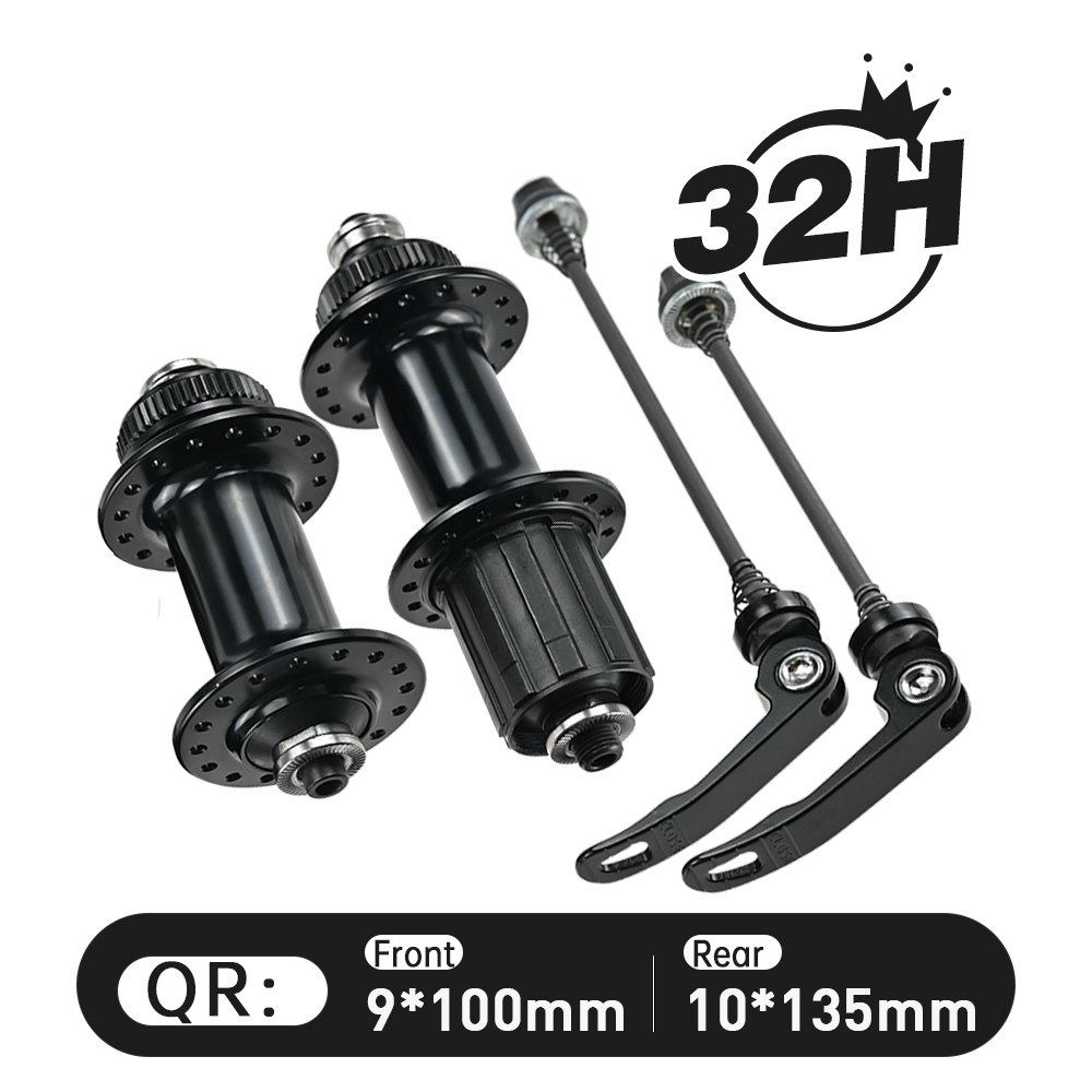 ARC MT-018F/R Mountain Bike Hub Center Lock 4 Sealed Bearing Hub 9x100mm 10x135mm CR-MO Steel Freehub Body Compatible HG 8 9 10 11 Speed