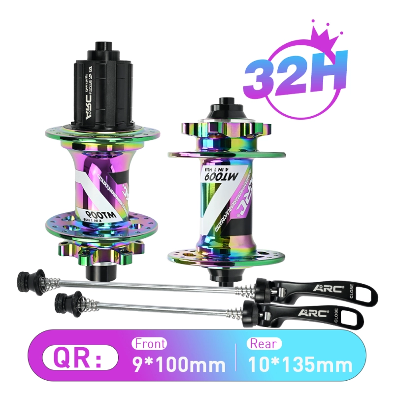 ARC MT009F/R NEWEST 32 Holes Multicolor MTB Hub 6 Pawls 3 Teeth 114 Clicks Bike Bicycle Hub K7 12 Speed Bearing Hub With HG MS Sram XD 12V