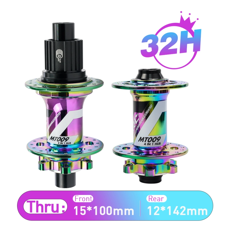 ARC MT009F/R NEWEST 32 Holes Multicolor MTB Hub 6 Pawls 3 Teeth 114 Clicks Bike Bicycle Hub K7 12 Speed Bearing Hub With HG MS Sram XD 12V