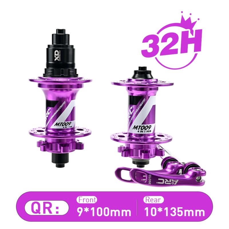 ARC MT009F/R NEWEST 32 Holes Multicolor MTB Hub 6 Pawls 3 Teeth 114 Clicks Bike Bicycle Hub K7 12 Speed Bearing Hub With HG MS Sram XD 12V