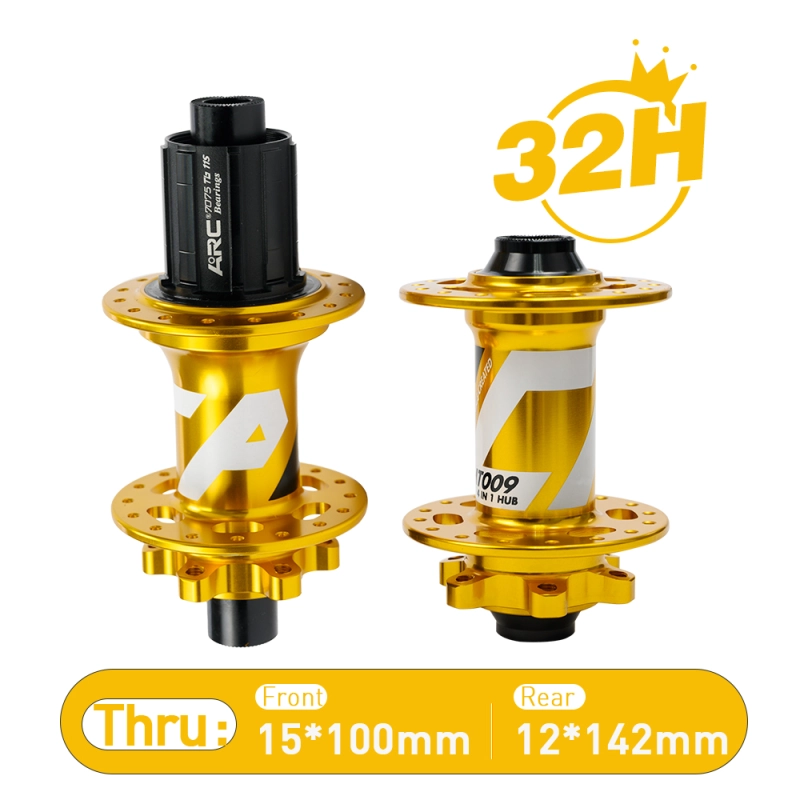 ARC MT009F/R NEWEST 32 Holes Multicolor MTB Hub 6 Pawls 3 Teeth 114 Clicks Bike Bicycle Hub K7 12 Speed Bearing Hub With HG MS Sram XD 12V