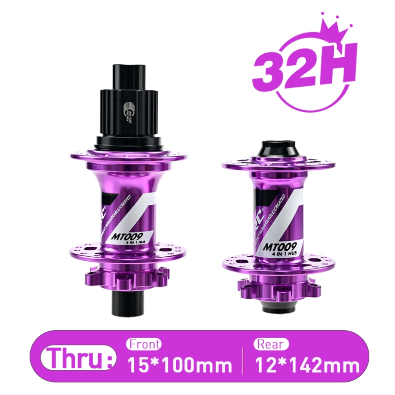 ARC MT009F/R NEWEST 32 Holes Multicolor MTB Hub 6 Pawls 3 Teeth 114 Clicks Bike Bicycle Hub K7 12 Speed Bearing Hub With HG MS Sram XD 12V