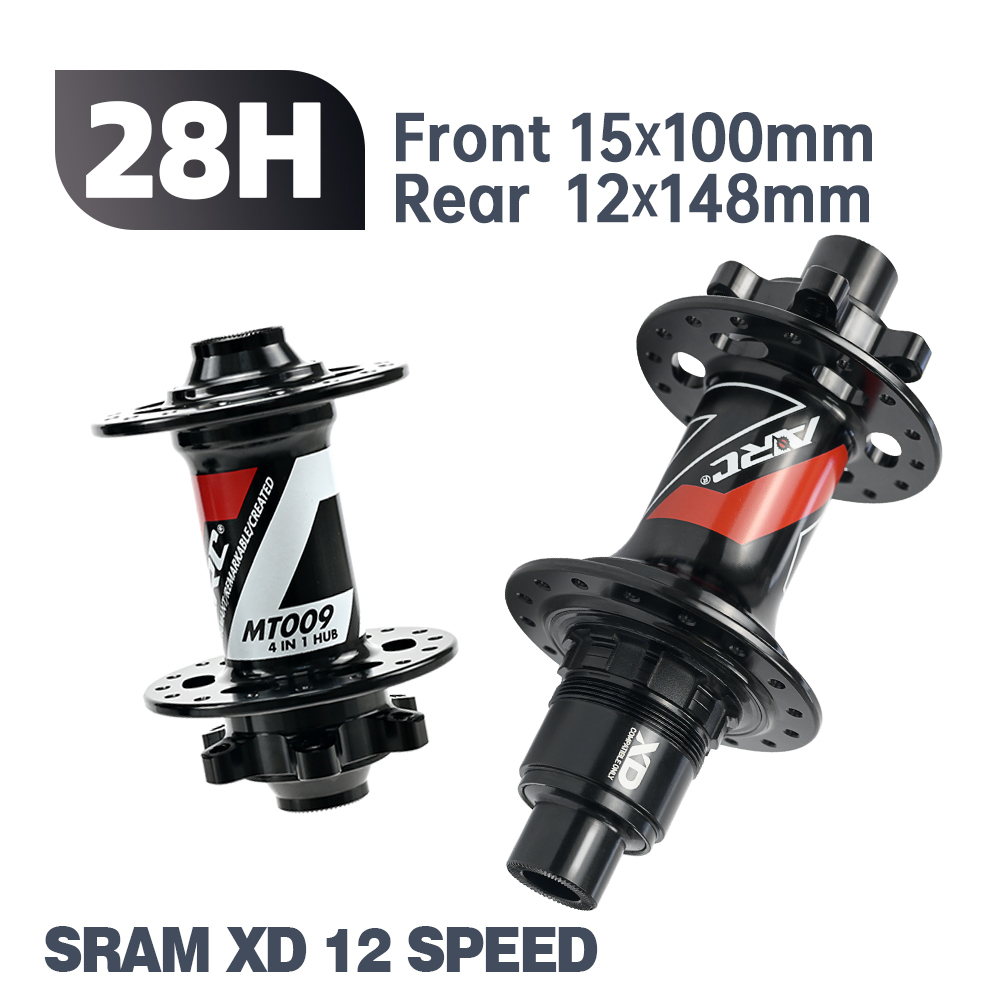 ARC MT009 BOOST Thru Bicycle Hubs MTB BIKE HUB Thru Axle 6 pawls 3 teeth 114 clicks Sealed Bearing 32 Hole 8 9 10 11 12 MS XD/XDR 12Speed