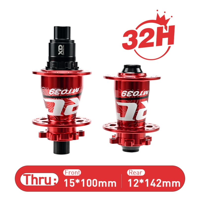 ARC MT-039F/R 6 Pawls Mountain Bike Hub 32 Hole Bike Bearing Hub Compatible With Shimano 8 9 10 11 Speed / Micro Spline / Sram XD 12 Speed