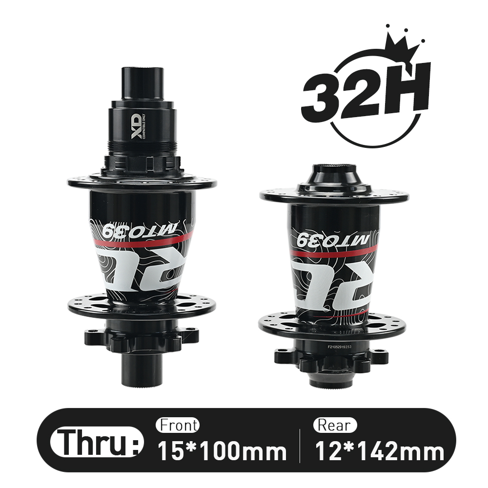 ARC MT-039F/R 6 Pawls Mountain Bike Hub 32 Hole Bike Bearing Hub Compatible With Shimano 8 9 10 11 Speed / Micro Spline / Sram XD 12 Speed