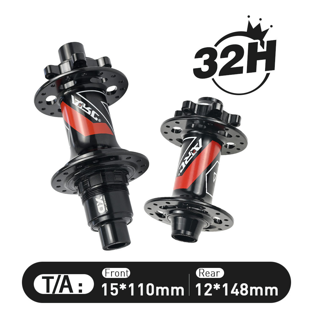 ARC MT009 BOOST Thru Bicycle Hubs MTB BIKE HUB Thru Axle 6 pawls 3 teeth 114 clicks Sealed Bearing 32 Hole 8 9 10 11 12 MS XD/XDR 12Speed