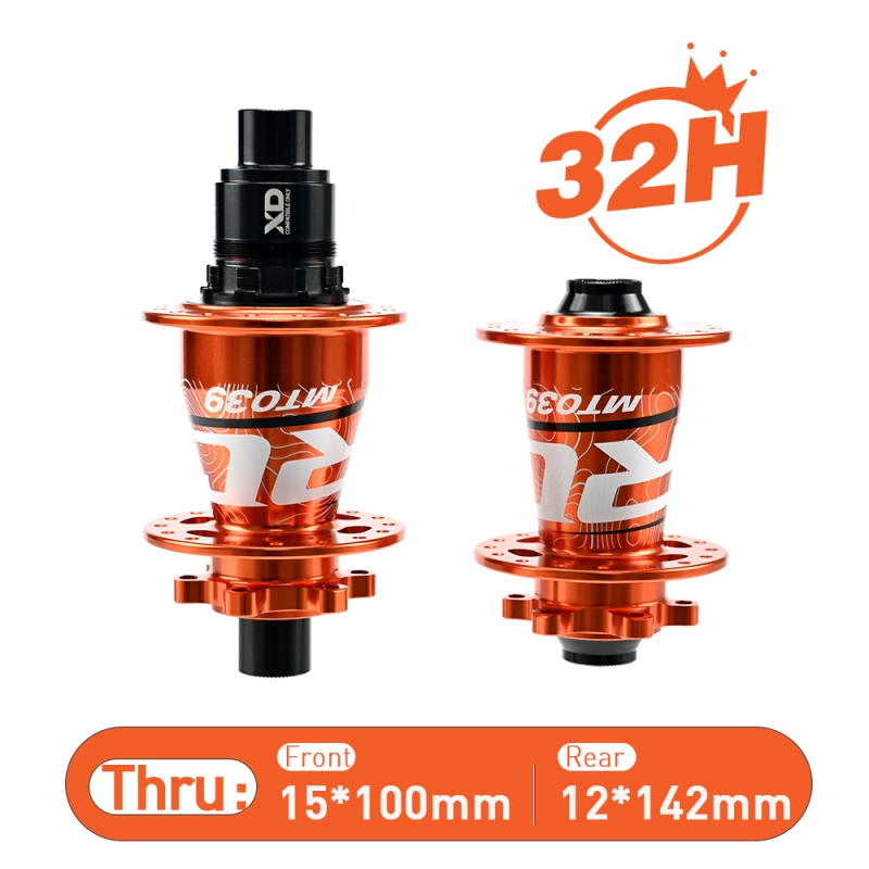 ARC MT-039F/R 6 Pawls Mountain Bike Hub 32 Hole Bike Bearing Hub Compatible With Shimano 8 9 10 11 Speed / Micro Spline / Sram XD 12 Speed