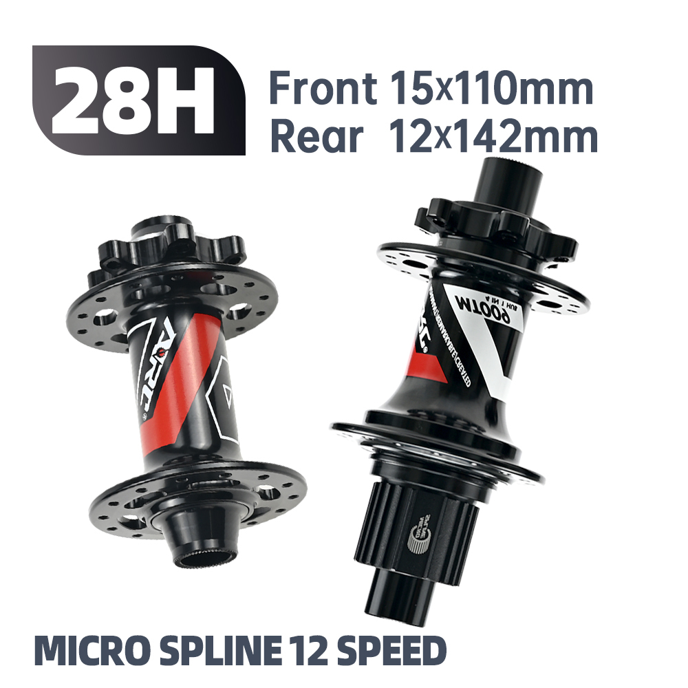 ARC MT009 BOOST Thru Bicycle Hubs MTB BIKE HUB Thru Axle 6 pawls 3 teeth 114 clicks Sealed Bearing 32 Hole 8 9 10 11 12 MS XD/XDR 12Speed