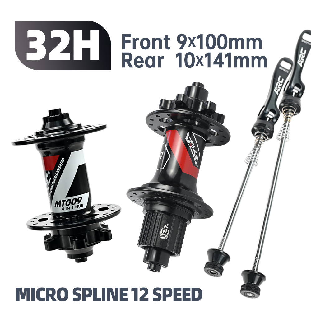 ARC MT009 BOOST Thru Bicycle Hubs MTB BIKE HUB Thru Axle 6 pawls 3 teeth 114 clicks Sealed Bearing 32 Hole 8 9 10 11 12 MS XD/XDR 12Speed