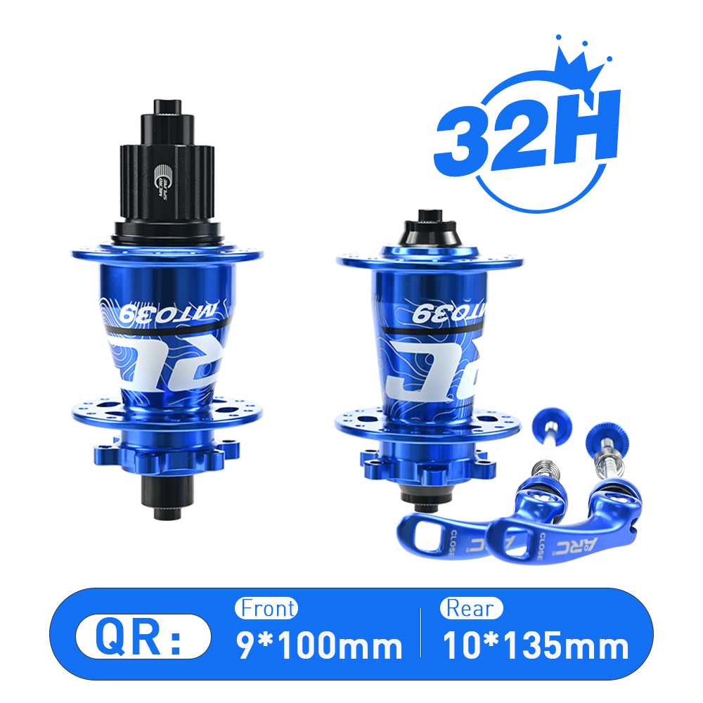 ARC MT-039F/R 6 Pawls Mountain Bike Hub 32 Hole Bike Bearing Hub Compatible With Shimano 8 9 10 11 Speed / Micro Spline / Sram XD 12 Speed