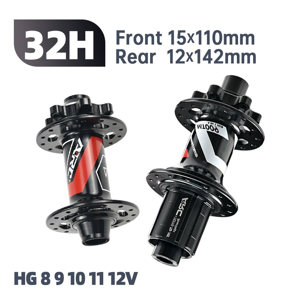 ARC MT009 BOOST Thru Bicycle Hubs MTB BIKE HUB Thru Axle 6 pawls 3 teeth 114 clicks Sealed Bearing 32 Hole 8 9 10 11 12 MS XD/XDR 12Speed