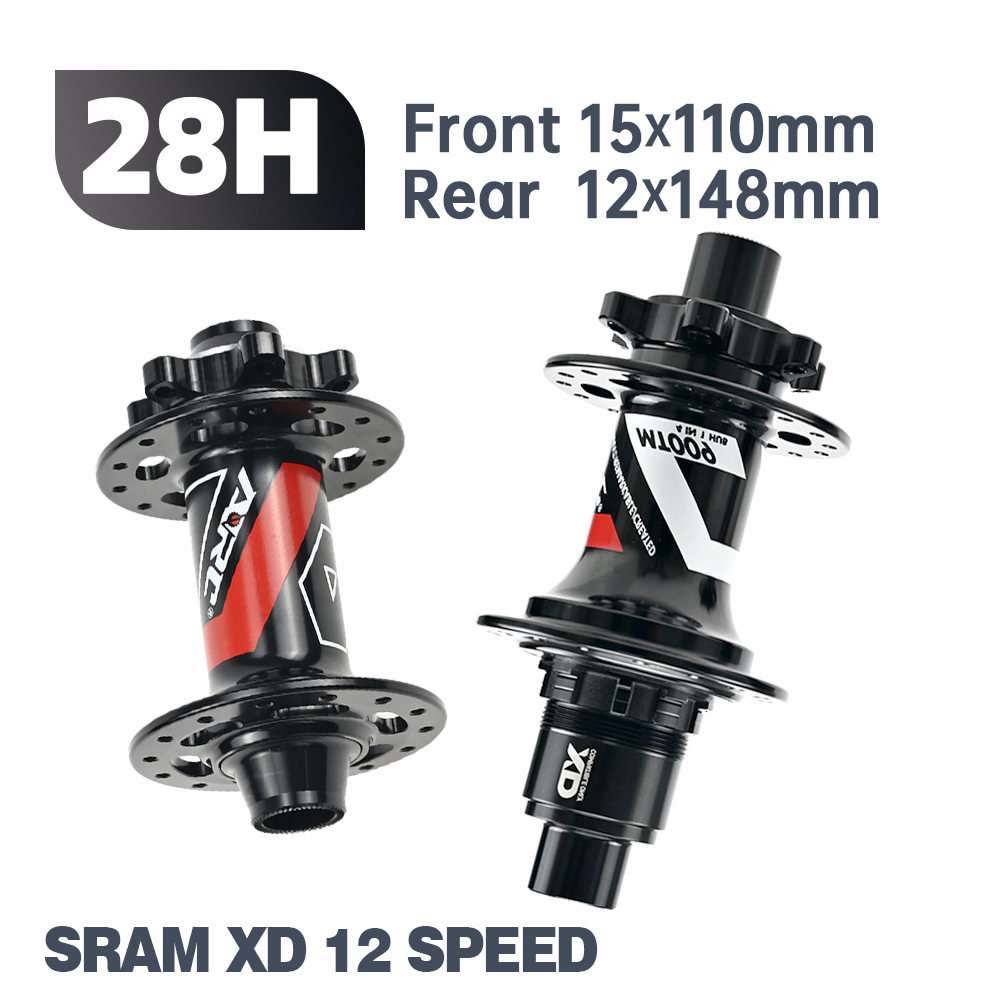 ARC MT009 BOOST Thru Bicycle Hubs MTB BIKE HUB Thru Axle 6 pawls 3 teeth 114 clicks Sealed Bearing 32 Hole 8 9 10 11 12 MS XD/XDR 12Speed