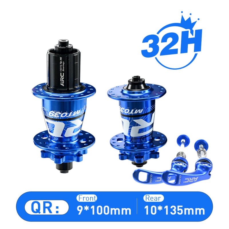 ARC MT-039F/R 6 Pawls Mountain Bike Hub 32 Hole Bike Bearing Hub Compatible With Shimano 8 9 10 11 Speed / Micro Spline / Sram XD 12 Speed