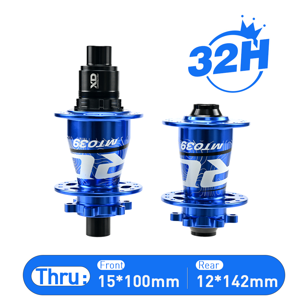 ARC MT-039F/R 6 Pawls Mountain Bike Hub 32 Hole Bike Bearing Hub Compatible With Shimano 8 9 10 11 Speed / Micro Spline / Sram XD 12 Speed