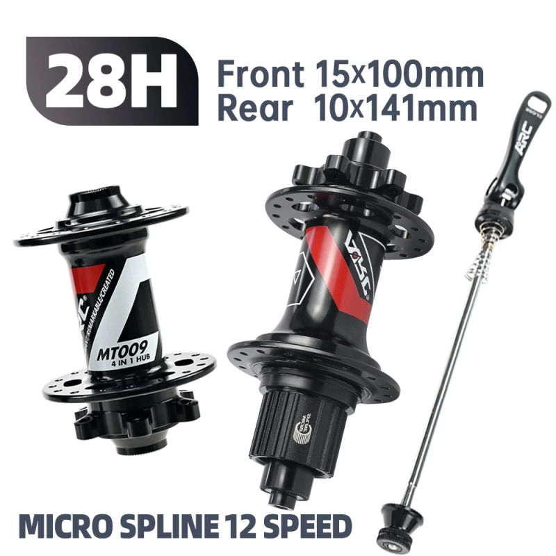ARC MT009 BOOST Thru Bicycle Hubs MTB BIKE HUB Thru Axle 6 pawls 3 teeth 114 clicks Sealed Bearing 32 Hole 8 9 10 11 12 MS XD/XDR 12Speed