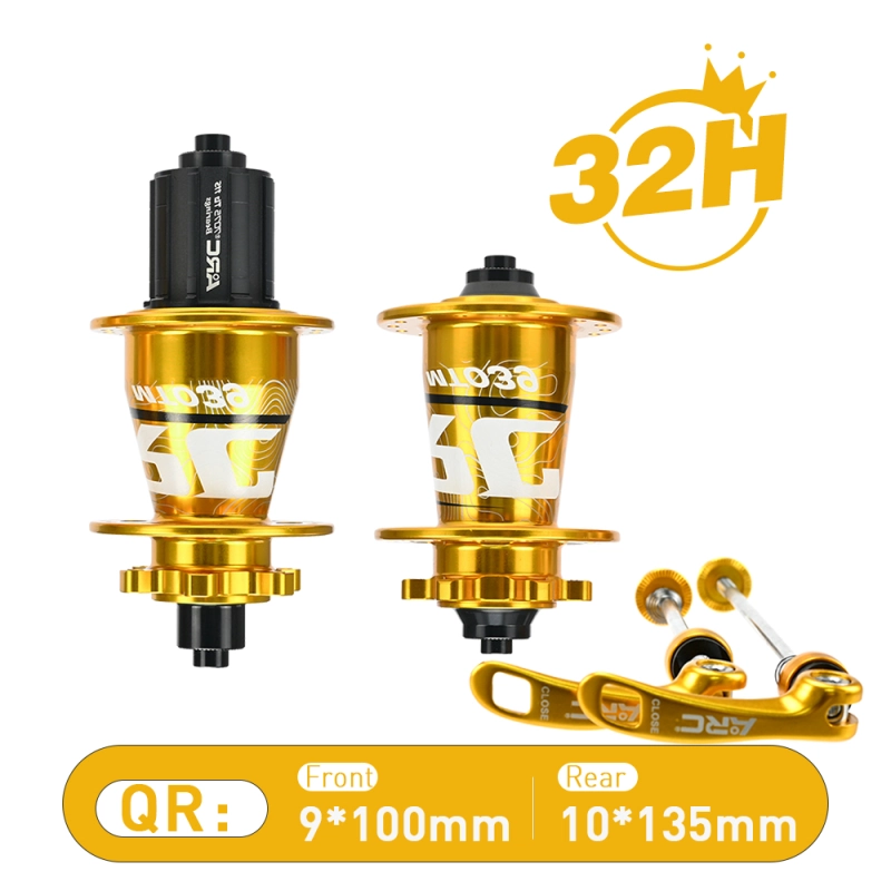ARC MT-039F/R 6 Pawls Mountain Bike Hub 32 Hole Bike Bearing Hub Compatible With Shimano 8 9 10 11 Speed / Micro Spline / Sram XD 12 Speed