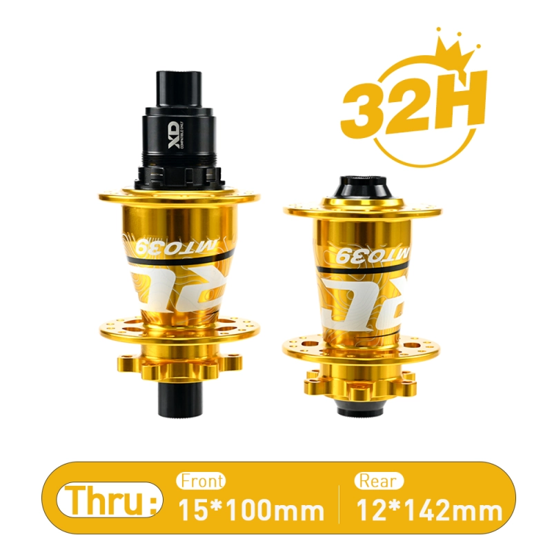 ARC MT-039F/R 6 Pawls Mountain Bike Hub 32 Hole Bike Bearing Hub Compatible With Shimano 8 9 10 11 Speed / Micro Spline / Sram XD 12 Speed