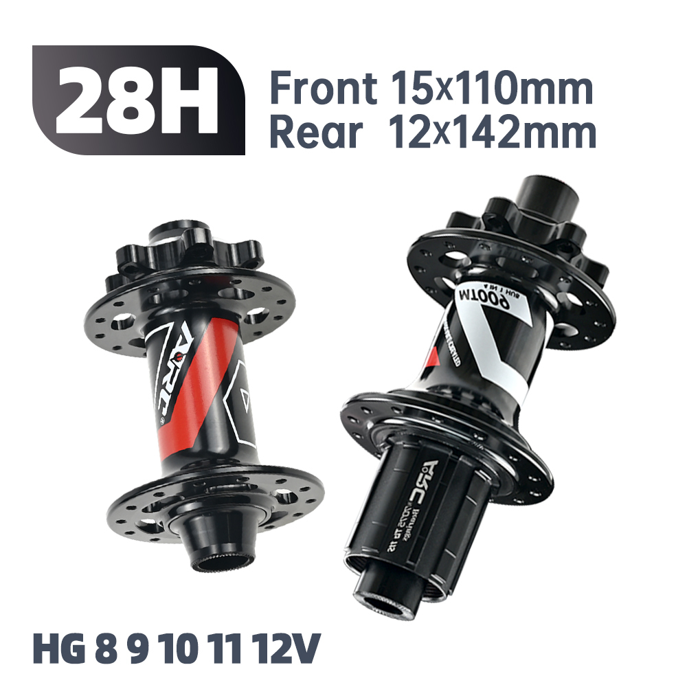 ARC MT009 BOOST Thru Bicycle Hubs MTB BIKE HUB Thru Axle 6 pawls 3 teeth 114 clicks Sealed Bearing 32 Hole 8 9 10 11 12 MS XD/XDR 12Speed